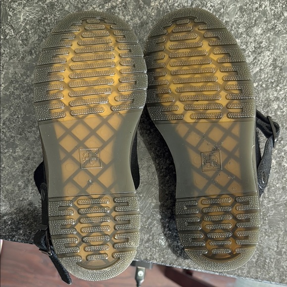 Dr. Martens Black Suede Buckle Slip-Ons - Picture 4 of 5